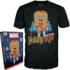 LOUNGEFLY Funko Boxed Tee Marvel Holiday Gingerbread Ironman Shirt -Loungefly 077d6c322232400ca037e52888c42d19
