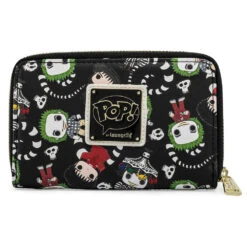 Pop By Loungefly Beetlejuice AOP Ziparound Wallet -Loungefly BTJWA0007 Pop BeetlejuiceAOPZipa 2