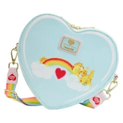 Loungefly Care Bears Heart Cloud Party Rainbow Strap Crossbody Bag -Loungefly CBTB0006 LFCAREBEARSHEARTCLOUDPA 3