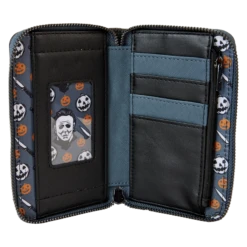 Loungefly Halloween Michael Myers Ziparound Wallet -Loungefly COMWA0001 LFCIHALLOWEENMICHAELMYERSZIPAROUNDWALLET3422INSIDE
