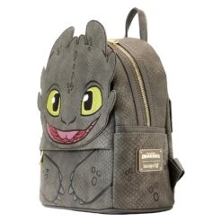 Loungefly Dreamworks How To Train Your Dragon Toothless Cosplay Mini Backpack -Loungefly DWBK0006 LFDREAMWORKSHOWTOTRAINYOURDRAGONTOOTHLESSCOSPLAYMINIBACKPACK0026SIDE