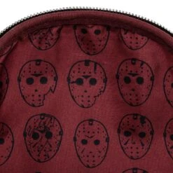 Loungefly Friday The 13th Jason Mask Mini Backpack -Loungefly FRIBK0004 JasonMaskMini InnerLin 6a951b8b c35d 4604 bf5d 5f30c93e1c57