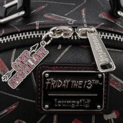 Loungefly Friday The 13th Jason Mask Mini Backpack -Loungefly FRIBK0004 JasonMaskMini ZipperCh 69c71b6a 92dd 42c7 8170 011831e4965f