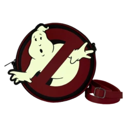 Loungefly Ghostbusters No Ghost Logo Crossbody Bag -Loungefly GBTB0004 LFSONYGHOSTBUSTERSNOGHOSTSLOGOCROSSBODY3273GLOW