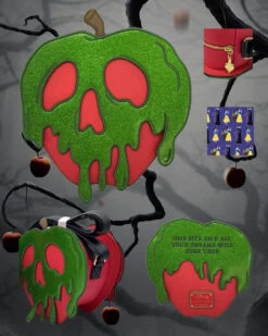 Loungefly Merch Ventures Exclusive Disney Villains Snow White Poison Apple Crossbody -Loungefly GetAttachmentThumbnail 21