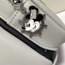 Loungefly Merch Ventures Exclusive Steamboat Willie Cosplay Mini Backpack -Loungefly GetAttachmentThumbnail 9