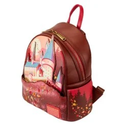 Loungefly Harry Potter Hogwarts Fall Mini Backpack -Loungefly HPBK0236 LFWBHARRYPOTTERHOGWARTSFALLMINIBACKPACKS3239QUARTER