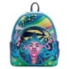 Loungefly Jimi Hendrix Psychedelic Landscape Mini Backpack -Loungefly JHBK0001 LFJIMIHENDRIXPSYCHEDELICLANDSCAPEZIPMINIBACKPACK0044FRONT