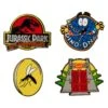 Loungefly Jurassic Park 30th Anniversary 4pc Pin Set -Loungefly JPPN0004 LFJURASSICPARK30THANNIVERSARY4PCPINSET0783