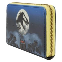 Loungefly Jurassic Park 30th Anniversary Dino Moon Glow Ziparound Wallet -Loungefly JurassicPark30thAnniversaryDinoMoonGlowZipAroundWallet hi res 2