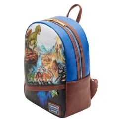 Loungefly Universal Land Before Time Poster Mini Backpack -Loungefly LBTBK0001 LFLANDBEFORETIMEPOSTERBACKPACK0062QUARTER
