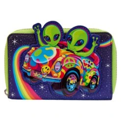 Loungefly Lisa Frank Cosmic Alien Ride Ziparound Wallet