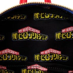 Loungefly My Hero Academia Group Debossed Logo Mini Backpack -Loungefly MHABK0023 LFMYHEROACADEMIAGROUPDEBOSSEDLOGOMINIBACKPACK1784INSIDE