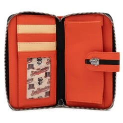 Loungefly MLB SF Giants Logo Wallet 8 Loungefly MLB SF Giants Logo Wallet -Loungefly MLBWA0009 SFGiantsLogo Open