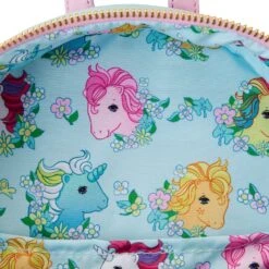 Loungefly Hasbro My Little Pony 40th Anniversary Stable Mini Backpack -Loungefly MLPBK0022 LFHASBROMYLITTLEPONY40THANNIVERSARYSTABLEMINIBACKPACK1403INSIDE