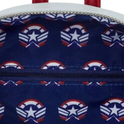 Loungefly Marvel Falcon Captain America Cosplay Mini Backpack -Loungefly MVBK0178 LFMARVELFALCONCAPTAINAMERICACOSPLAYMINIBACKPACK INSIDE 031