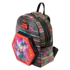 Loungefly Marvel Across The Spiderverse Lenticular Mini Backpack -Loungefly MVBK0239 LFMARVELACROSSTHESPIDERVERSELENTICULARMINIBACKPACK0184QUARTER