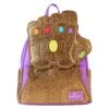 Loungefly Marvel Shine Thanos Gauntlet Mini Backpack