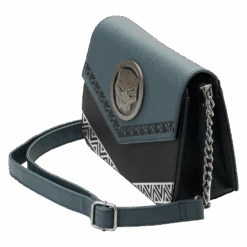 Loungefly Marvel Black Panther Wakanda Forever Crossbody Bag 9 Loungefly Marvel Black Panther Wakanda Forever Crossbody Bag -Loungefly MVTB0145 LFMARVELBLACKPANTHERWAKANDAFOREVERCROSSBODYBAG0213QUARTER