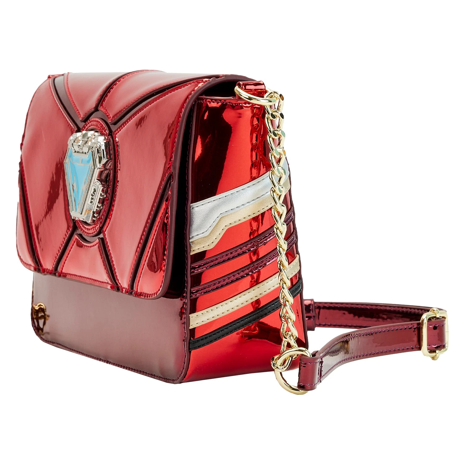 Loungefly Marvel Iron Man 15th Anniversary Cosplay Crossbody Bag 4 Loungefly Marvel Iron Man 15th Anniversary Cosplay Crossbody Bag - Image 2