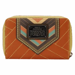 Loungefly Marvel Black Panther Okoye Cosplay Ziparound Wallet -Loungefly MVWA0185 LFMARVELBLACKPANTHEROKOYECOSPLAYZIPAROUNDWALLET0235BACK