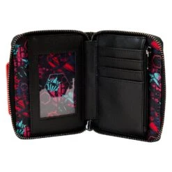 Loungefly Marvel Across The Spiderverse Lenticular Ziparound Wallet -Loungefly MVWA0187 LFMARVELACROSSTHESPIDERVERSELENTICULARZIPAROUDNWALLET0196INSIDE