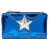 Loungefly Marvel Shine Captain America Cosplay Flap Wallet -Loungefly MVWA0197 LFMARVELSHINECAPTAINAMERICAFLAPWALLET0118FRONT