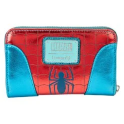 Loungefly Marvel Spiderman Shine Ziparound Wallet -Loungefly MVWA0201 LFMARVELSPIDERMANSHINEZIPAROUNDWALLET1018BACK