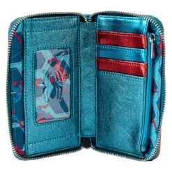 Loungefly Marvel Spiderman Shine Ziparound Wallet -Loungefly MVWA0201 LFMARVELSPIDERMANSHINEZIPAROUNDWALLET1019INSIDE