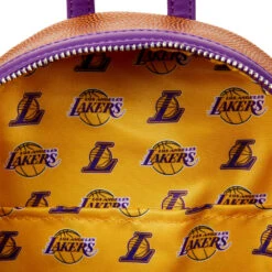 Loungefly NBA LA Lakers Basketball Mini Backpack -Loungefly NBABK0002 LFNBALALAKERSBASKETBALLMINIBACKPACK INSIDE 024 1000x 25766ed5 6672 4c2e b791 2e1de05aaf1e