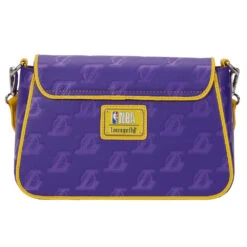 Loungefly NBA LA Lakers Debossed Logo Crossbody Bag -Loungefly NBATB0001 LFNBALALAKERSDEBOSSEDLOGOCROSSBODYBAG BACK R023 1000x bf583968 ff16 403a b050 1ad2797b92e7