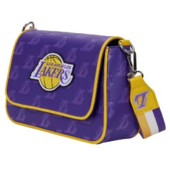 Loungefly NBA LA Lakers Debossed Logo Crossbody Bag -Loungefly NBATB0001 LFNBALALAKERSDEBOSSEDLOGOCROSSBODYBAG SIDE 022 1000x 88b4c5d8 97ac 4a48 a5d6 7ee5054fb87b
