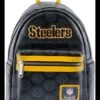 Loungefly NFL Pittsburgh Steelers Logo AOP Mini Backpack