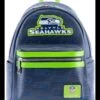 Loungefly NFL Seattle Seahawks Logo AOP Mini Backpack -Loungefly NFLBK0004 SeaHawksAllOverPrintBlueMiniBackPack Front.jpg HiRes