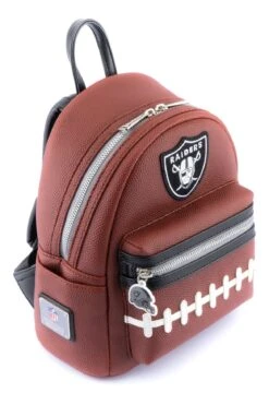 Loungefly NFL Las Vegas Raiders Pigskin Logo Mini Backpack -Loungefly NFLBK0009 RaidersPigSkinMiniBackPack Q3.jpg HiRes