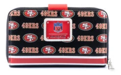 Loungefly NFL San Francisco 49ers Logo AOP Bifold Wallet -Loungefly NFLWA0002 49ersAllOverPrintWallet Back.jpg HiRes