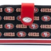 Loungefly NFL San Francisco 49ers Logo AOP Bifold Wallet -Loungefly NFLWA0002 49ersAllOverPrintWallet Front.jpg HiRes