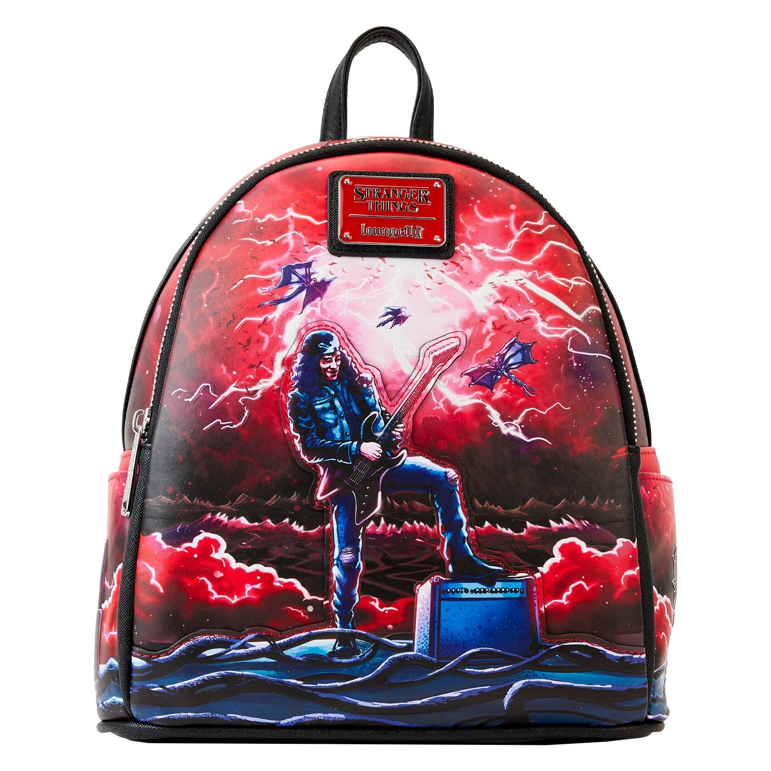 Loungefly Netflix Stranger Things Eddie Tribute Mini Backpack 3 Loungefly Netflix Stranger Things Eddie Tribute Mini Backpack