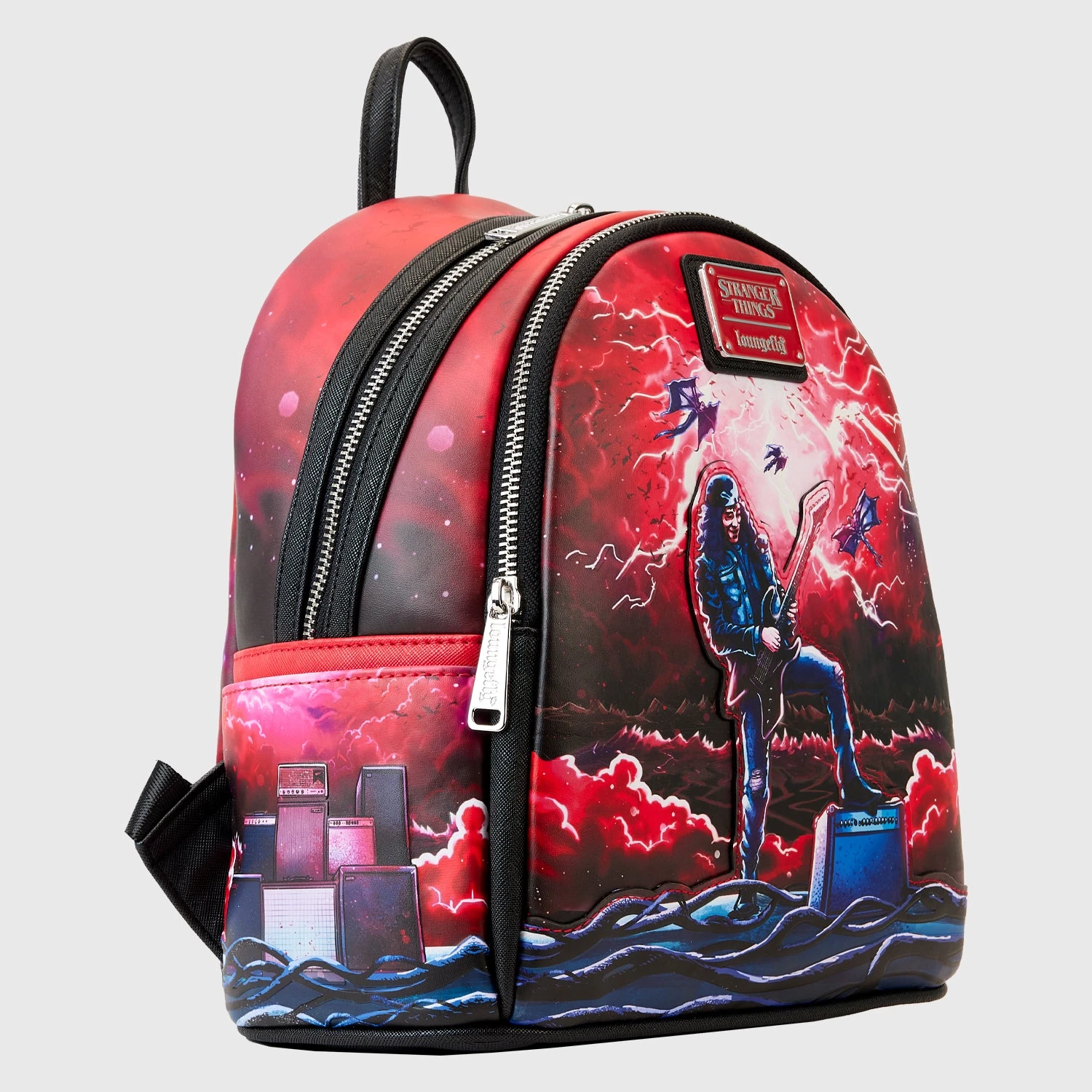 Loungefly Netflix Stranger Things Eddie Tribute Mini Backpack 7 Loungefly Netflix Stranger Things Eddie Tribute Mini Backpack - Image 5
