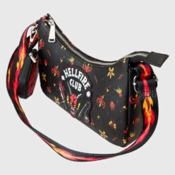 Loungefly Netflix Stranger Things Hellfire Club Crossbody 10 Loungefly Netflix Stranger Things Hellfire Club Crossbody -Loungefly NFXTB0046 LFNETFLIXSTRANGERTHINGSHELLFIRECLUBCROSSBODY2165QUARTER