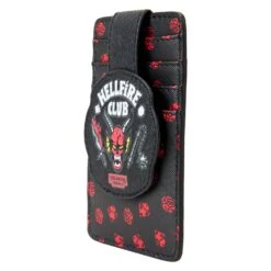 Loungefly Netflix Stranger Things Hellfire Club Cardholder -Loungefly NFXWA0026 LFNETFLIXSTRANGERTHINGSHELLFIRECLUBCARDHOLDER2170SIDE
