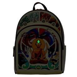 Loungefly Avatar Aang Glow-in-the-Dark Meditation Mini Backpack -Loungefly NICBK0042 LFAVATARAANGMEDITATION