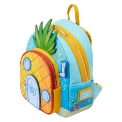 Loungefly Nickelodeon Spongebob Squarepants Pineapple House Mini Backpack -Loungefly NICBK0066 LFNICKELODEONSPONGEBOBSQUAREPANTSPINEAPPLEHOUSEMINIBACKPACK0514QUARTER
