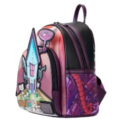 Loungefly Nickelodeon Invader Zim Secret Lair Mini Backpack -Loungefly NICBK0077 LFNICKELODEONINVADERZIMLAIRMINIBACKPACK1837SIDE