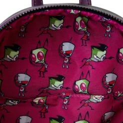 Loungefly Nickelodeon Invader Zim Secret Lair Mini Backpack -Loungefly NICBK0077 LFNICKELODEONINVADERZIMLAIRMINIBACKPACK1841INSIDEcopy