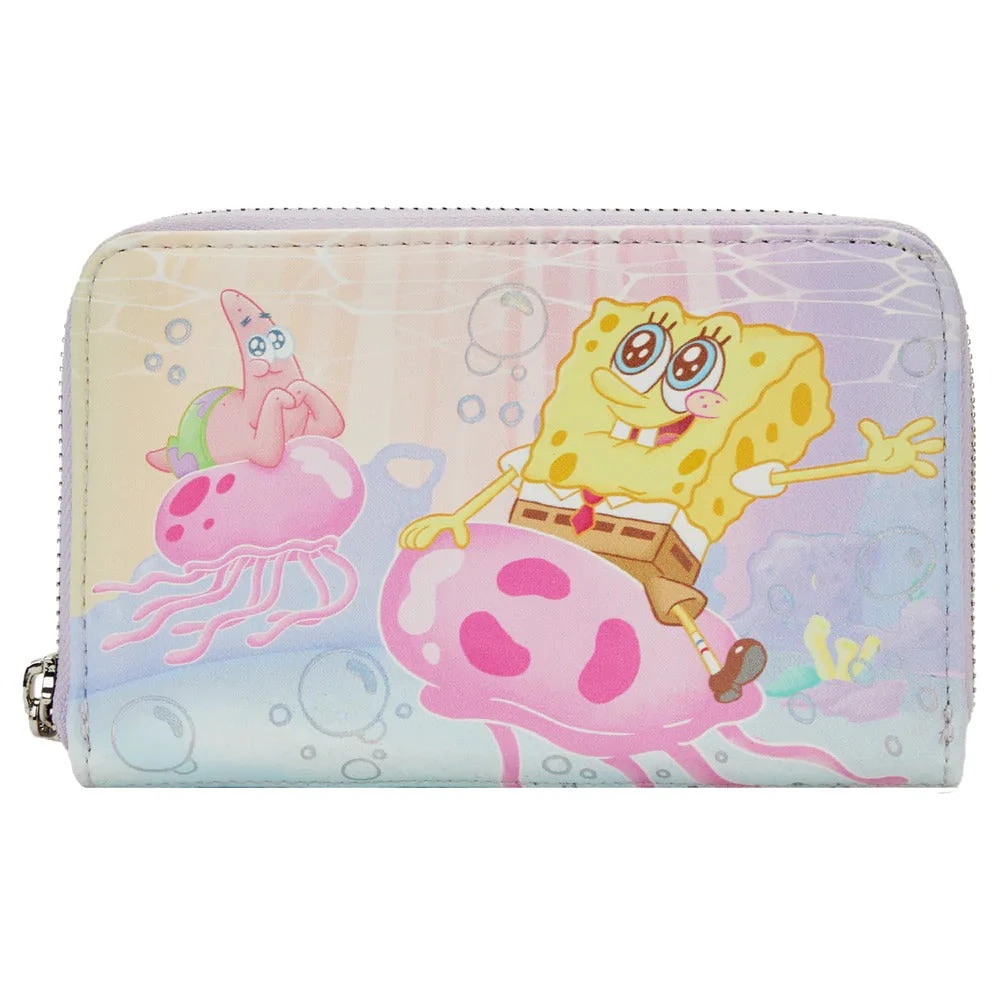 Loungefly Spongebob Pastel Jellyfishing Ziparound Wallet 4 Loungefly Spongebob Pastel Jellyfishing Ziparound Wallet - Image 2