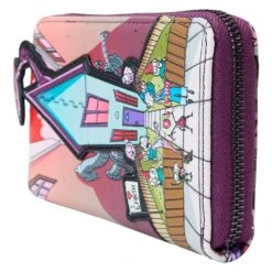 Loungefly Nickelodeon Invader Zim Secret Lair Ziparound Wallet -Loungefly NICWA0036 LFNICKELODEONINVADERZIMSECRETLAIRZIPAROUNDWALLET1850SIDE