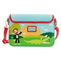 Loungefly Paul Frank Rainbow Group Crossbody Bag -Loungefly PFTB0023 LFPAULFRANKRAINBOWGROUPCROSSBODYBAG2927BACK
