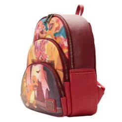 Loungefly Pokemon Charmander Evolutions Triple Pocket Backpack -Loungefly PMBK0201 LFPOKEMONCHARMANDEREVOLUTIONSTRIPLEPOCKETBACKPACK0701SIDE