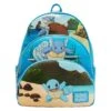 Loungefly Pokemon Squirtle Evolution Triple Pocket Mini Backpack -Loungefly PMBK0211 LFPOKEMONSQRTLETRPLMINIBKPK3297FRONTcopy
